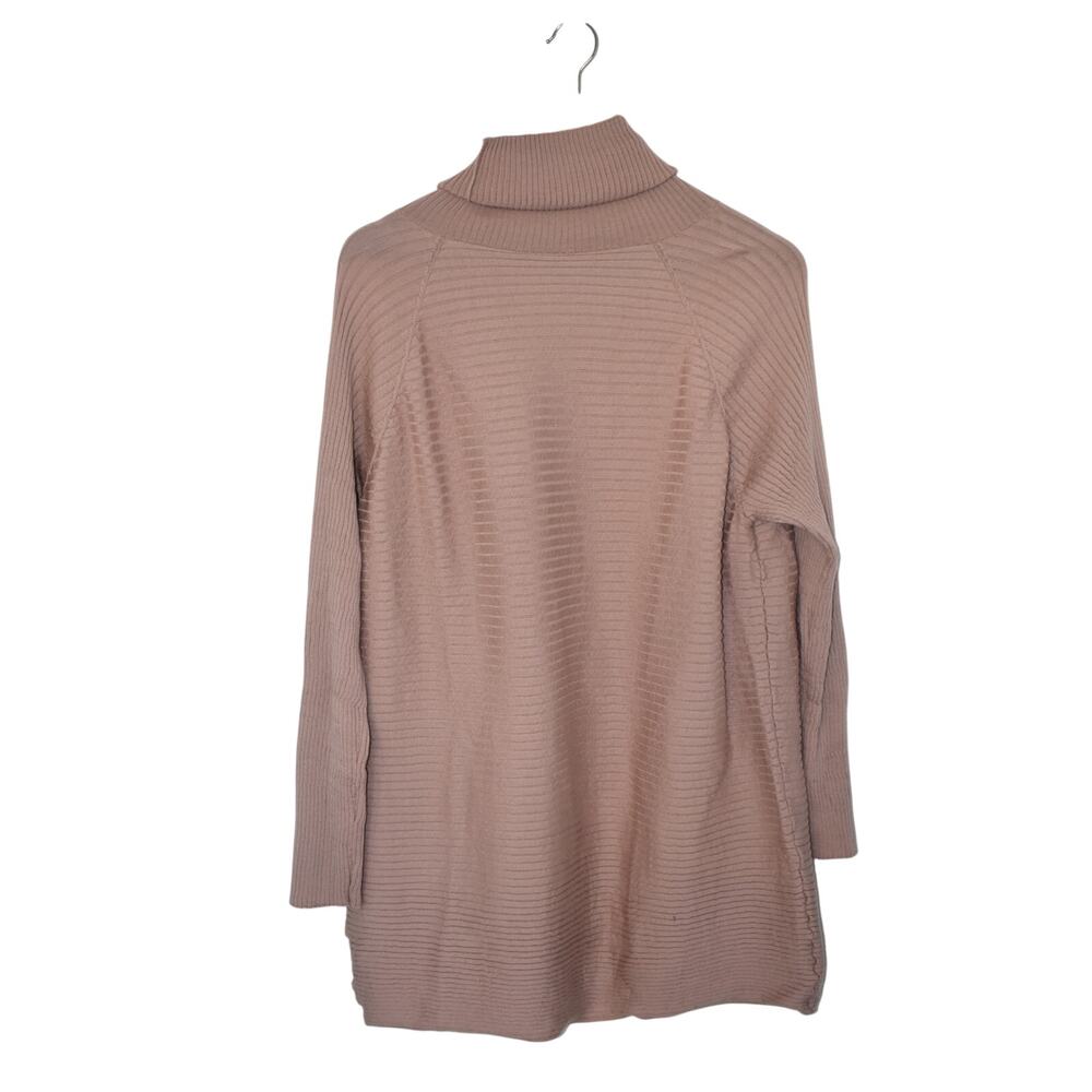COS 100% Wool Ribbed Turtleneck Sweater Size M - Picture 3 of 4